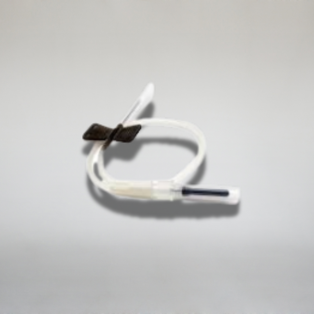 DISPOSABLE BLOOD COLLECTION NEEDLE (BLACK MARIPOSAS )- 22G